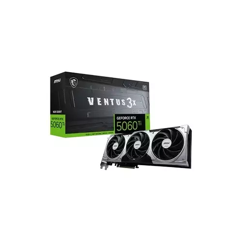 MSI GeForce RTX 5060 Ti 8G VENTUS 3X OC 8GB GDDR7 Graphics Card