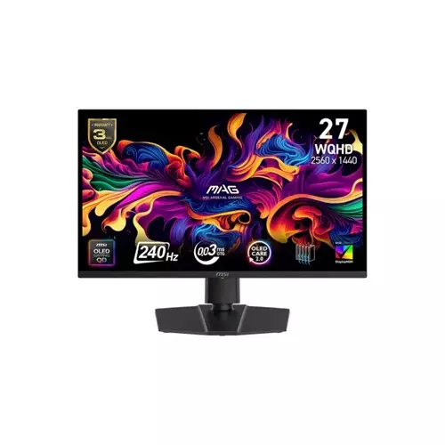 MSI MAG 273QP QD-OLED X24 26.5-inch 2K WQHD 240Hz Gaming Monitor