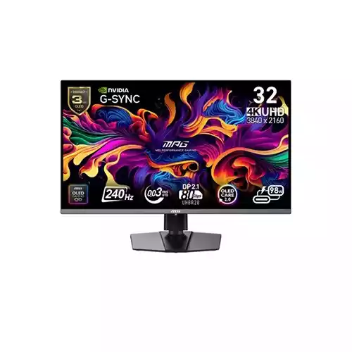 MSI MPG 322URX QD-OLED 31.5 Inch 4K UHD 240Hz Gaming Monitor