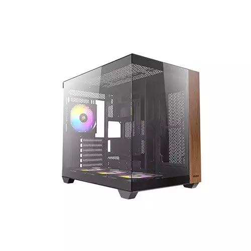 Antec CX800 Wood ARGB Full-View ATX Mid Tower Gaming Casing