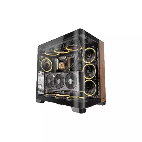 Antec C8 CURVE WOOD Elite Constellation Series Full Tower Gaming Case With 4 ARGB Fan