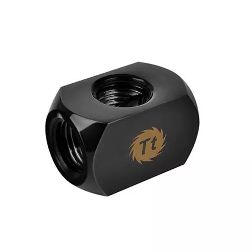 Thermaltake Pacific 4-Way G1/4 Connector Block - Black