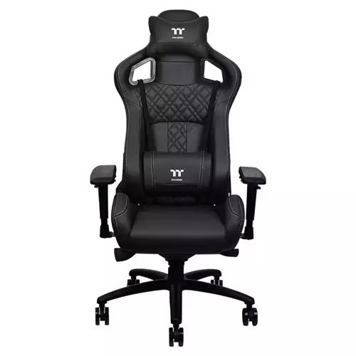 Thermaltake X Fit Real Leather Gaming Chair - Black