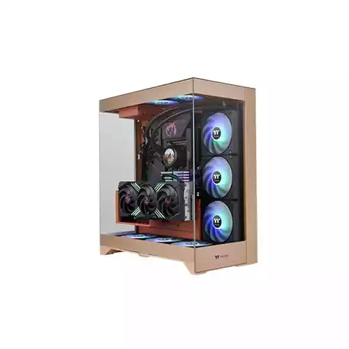 Thermaltake CTE E550 TG Mid Tower ATX E-ATX Gaming Desktop Case Gravel Sand thumbnail