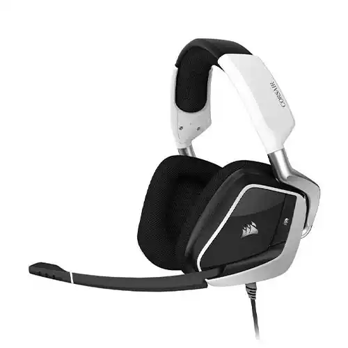 CORSAIR VOID RGB ELITE 7.1 Surround Sound USB Premium Gaming Headset (White) thumbnail