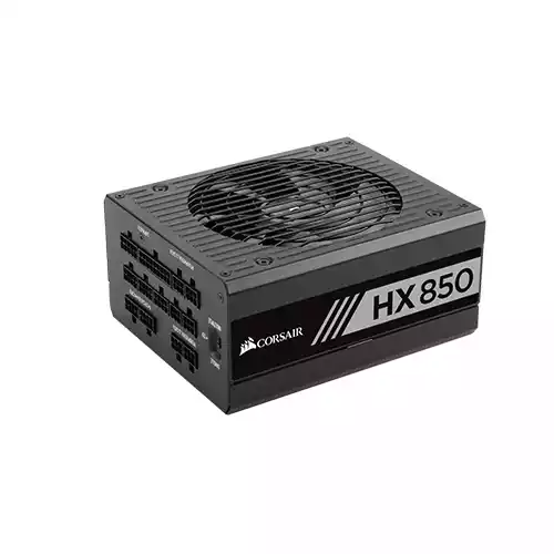 CORSAIR HX SERIES HX850 850 WATT 80 PLUS PLATINUM CERTIFIED FULLY MODULAR POWER SUPPLY thumbnail