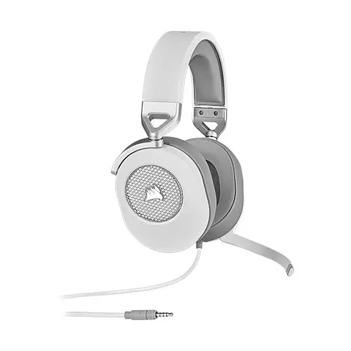 CORSAIR HS65 SURROUND WIRED GAMING HEADSET - WHITE (AP)