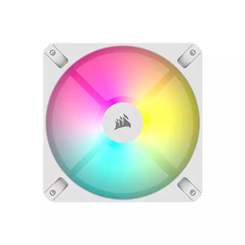 CORSAIR ICUE AR120 Digital ARGB PWM 120mm White Single Case Fan