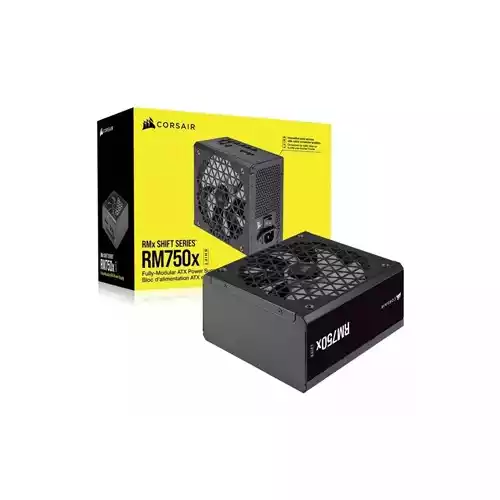 Corsair RM750x SHIFT 80 PLUS Gold Fully Modular ATX Power Supply thumbnail