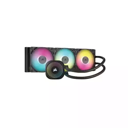 CORSAIR iCUE LINK TITAN 360 RX RGB ALL IN ONE Liquid CPU Cooler (Black) thumbnail