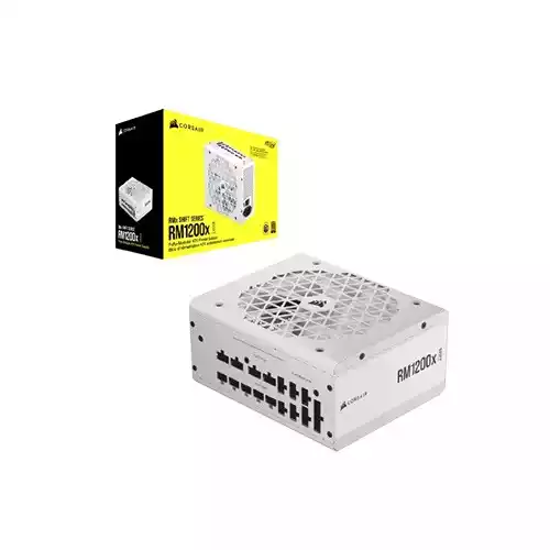 Corsair RM1200x ATX 1000 Watts Power Supply (White) thumbnail