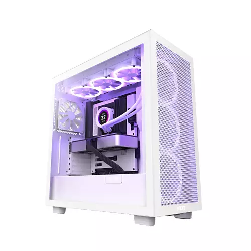 NZXT H7 FLOW MID-TOWER CASE MATTE WHITE