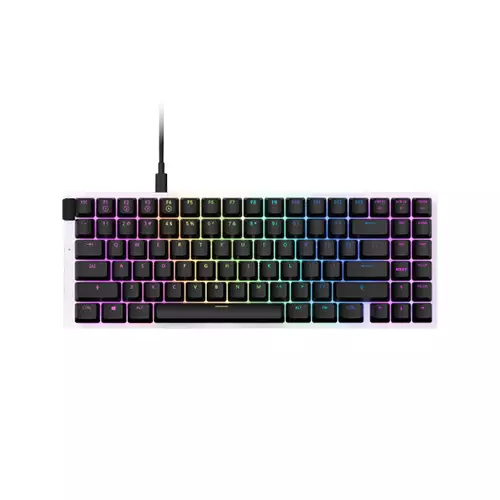 NZXT FUNCTION MINITKL COMPACT RGB MECHANICAL GAMING KEYBOARD MATTE WHITE