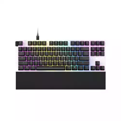 NZXT FUNCTION TENKEYLESS RGB MECHANICAL KEYBOARD MATTE WHITE