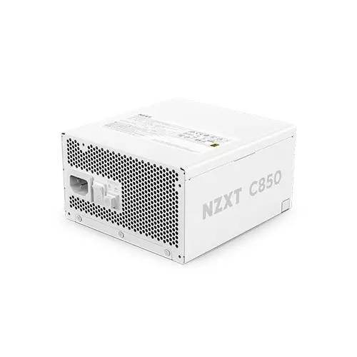 NZXT C850 850 Watt 80 Plus Gold ATX 3.1 Full-Modular Power Supply (White)