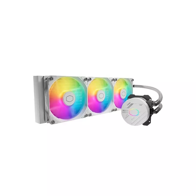 Cooler Master MasterLiquid 360L Core ARGB 360mm Liquid CPU Cooler (White)
