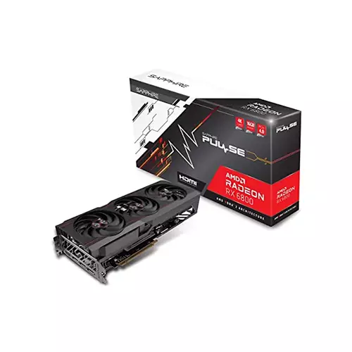 Sapphire Pulse AMD Radeon RX 6800 OC 16GB GDDR6 Gaming  Graphics Card