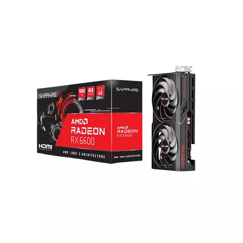 SAPPHIRE AMD RADEON RX 6600 8GB GDDR6 GRAPHICS CARD