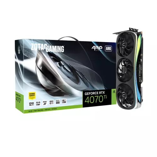 ZOTAC GAMING GEFORCE RTX 4070 TI AMP EXTREME AIRO 12GB GRAPHICS CARD