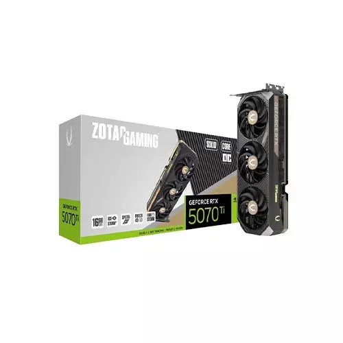 ZOTAC GAMING GeForce RTX 5070 Ti SOLID OC 16GB GDDR7 Graphics Card