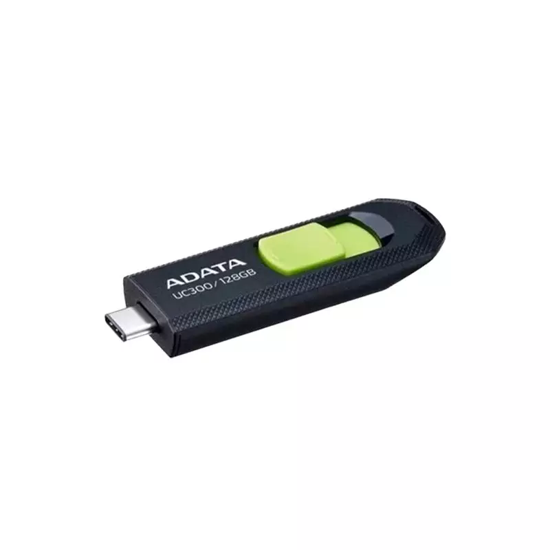 Adata UC300 128GB USB Type-C Pen Drive (Black-Green)-1