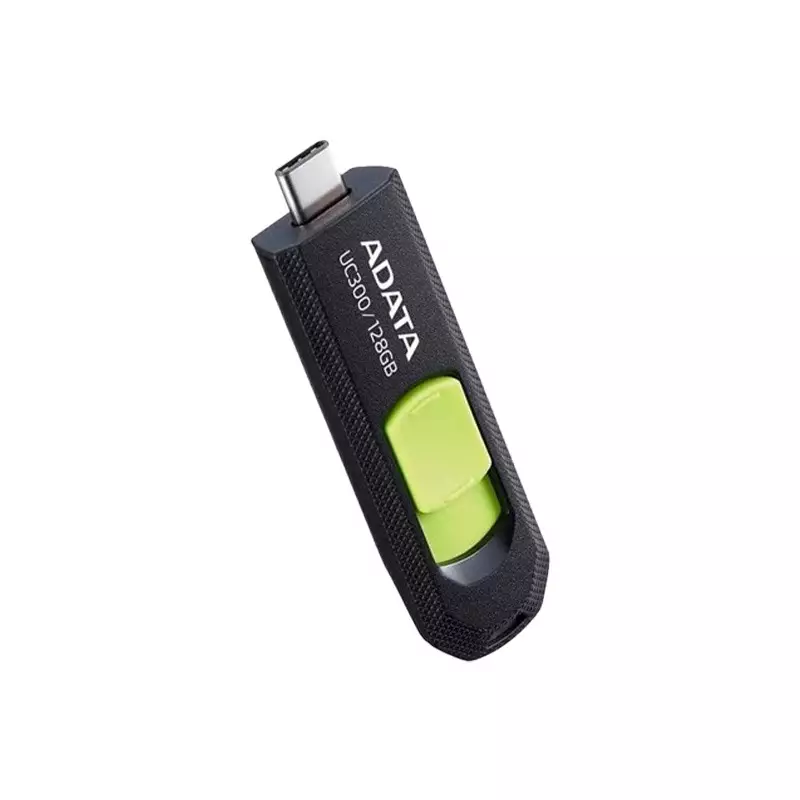 Adata UC300 128GB USB Type-C Pen Drive (Black-Green)-2