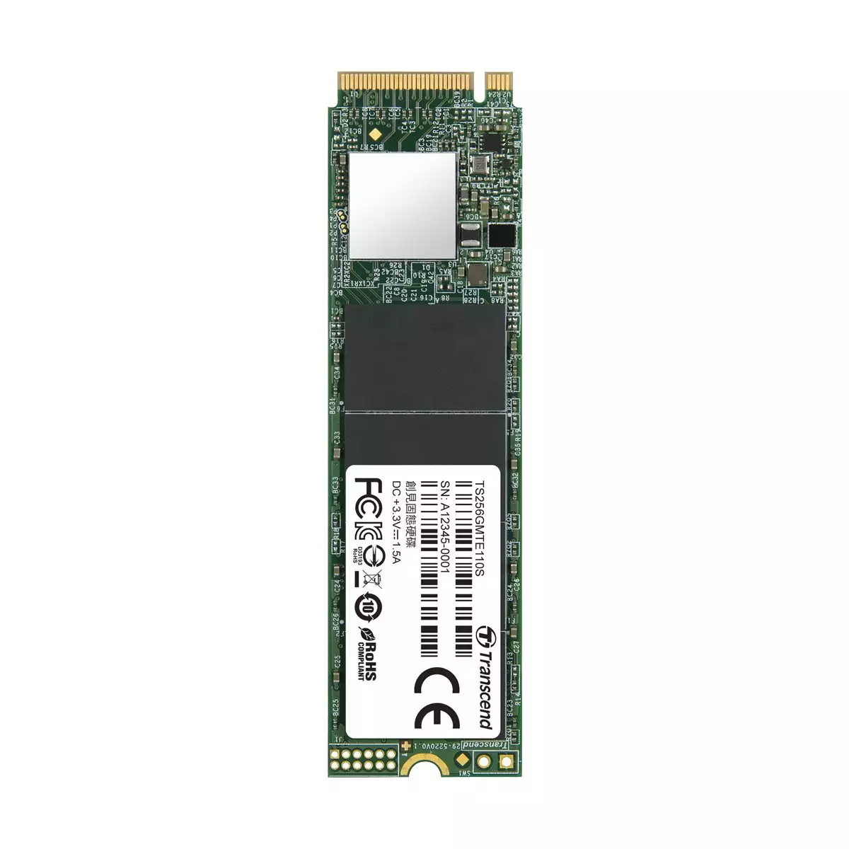 Transcend 110S 256GB M.2 PCIe SSD Drive