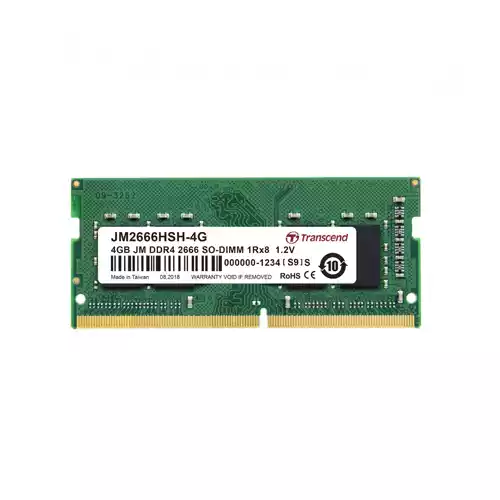 Transcend JetRAM 4GB DDR4 2666Mhz SO-DIMM Laptop RAM thumbnail