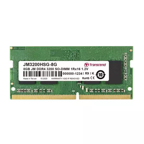 Transcend JetRAM 8GB DDR4 3200Mhz so-DIMM Laptop RAM