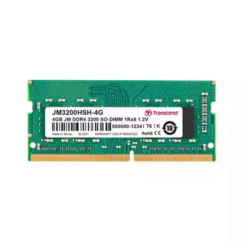 Transcend JetRAM 4GB DDR4 3200Mhz SO-DIMM Laptop RAM
