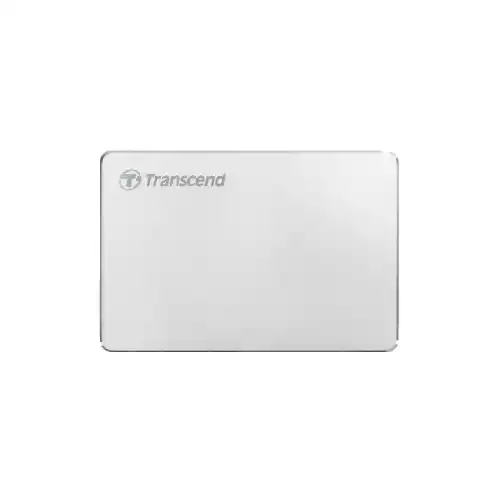 Transcend StoreJet 25C3S 2TB Gen 1 Type-C Silver External HDD (TS2TSJ25C3S) thumbnail
