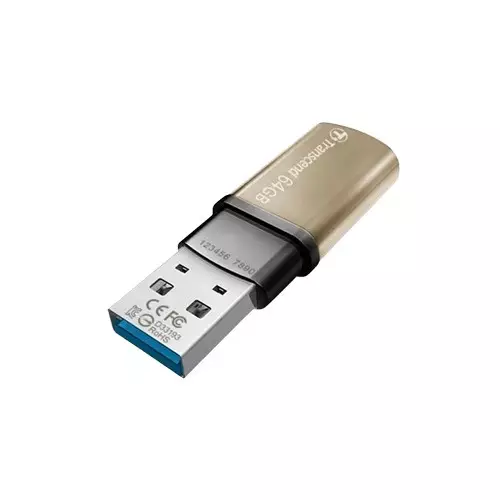 Transcend Jetflash 820 64GB USB 3.1 Gold Pen Drive-1