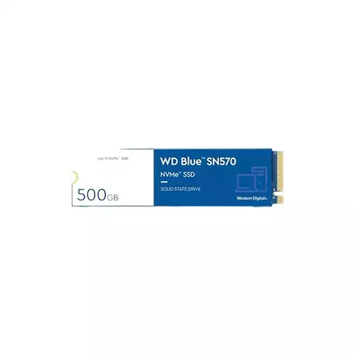 Western Digital Blue SN570 500GB M.2 2280 PCIe Gen 3.0 x4 NVMe SSD