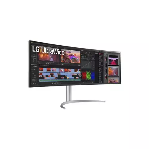 LG UltraWide 49WQ95C-W 49-inch Dual QHD HDR 144Hz Curved Monitor