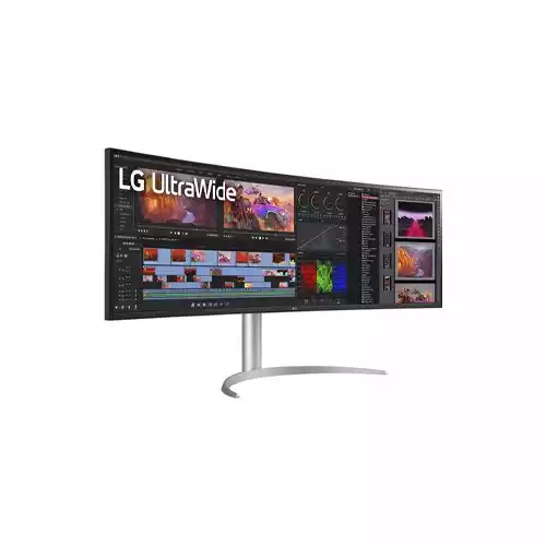 LG UltraWide 49WQ95C-W 49-inch Dual QHD HDR 144Hz Curved Monitor