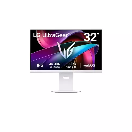 LG UltraGear 32G810SA-W 32-inch 144Hz UHD 4K AI Smart Gaming Monitor