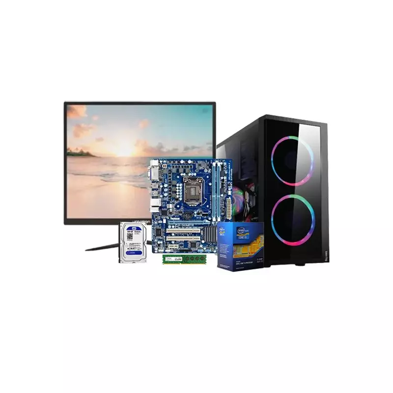 Intel Core I5 H61M Motherboard 4GB RAM 500GB HDD Corporate PC With Monitor