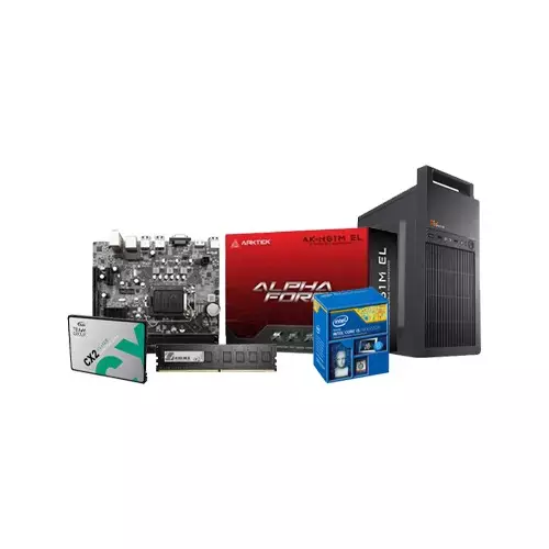 Intel I5 4TH GEN ARKTEK AK-H81M 8GB Ram 256GB SSD Office PC