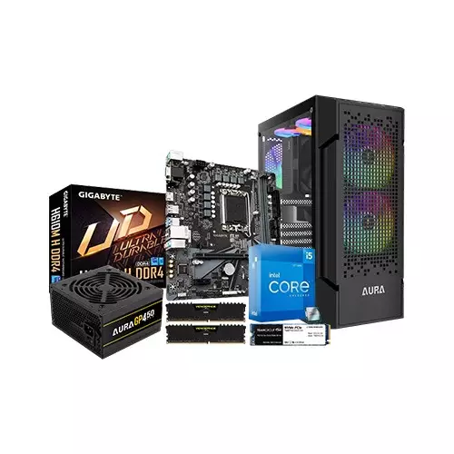 Intel Core i5 12th Gigabyte H610M H 16GB RAM 512GB SSD Budget PC