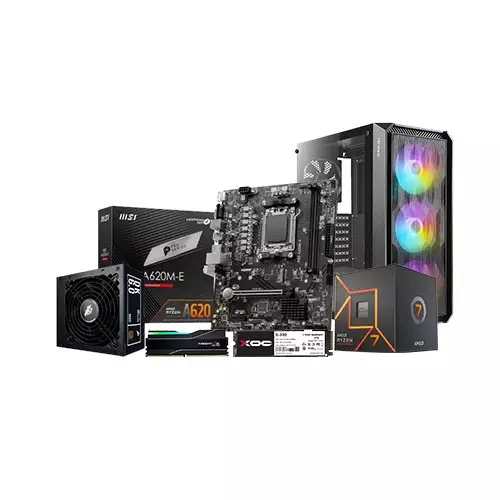 AMD RYZEN 7 7700 MSI PRO A620M-E Motherboard 16GB Ram 512GB SSD Desktop PC