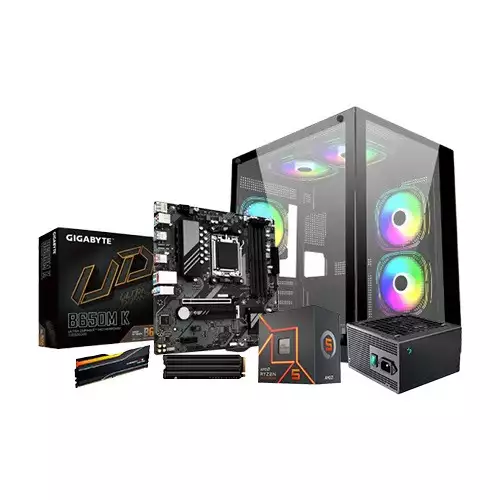 AMD RYZEN 5 7600 GIGABYTE B650M K 16GB RAM 1TB SSD Desktop PC