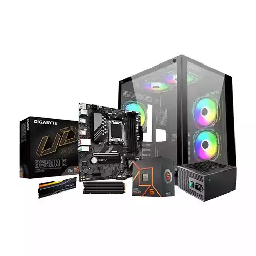 AMD RYZEN 5 7600 GIGABYTE B650M K 16GB RAM 1TB SSD Desktop PC