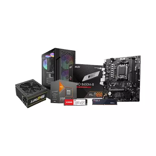 AMD Ryzen 5 8500G MSI PRO B650M-B Gaming 16GB RAM 512GB SSD Desktop PC