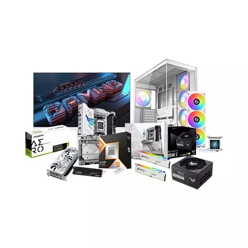 AMD Ryzen 9 9950X3D ASUS ROG STRIX X870-A GAMING WIFI Motherboard 32GB RAM 2TB SSD Gaming PC with RTX 5080 AERO OC Graphics Card