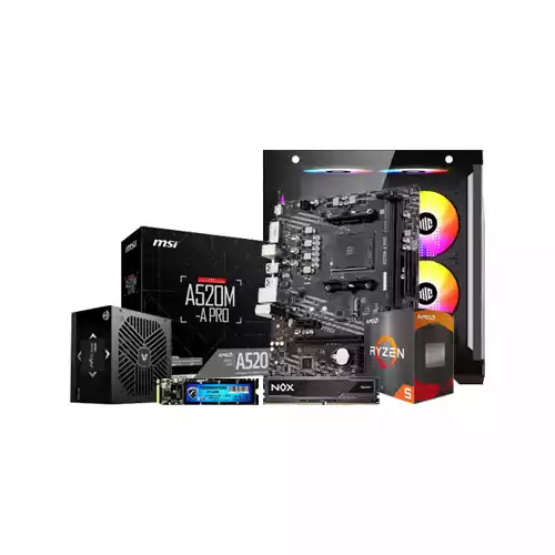 AMD RYZEN 5 5600G 16GB RAM 512GB SSD Desktop PC thumbnail