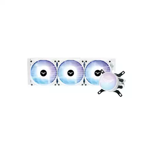 TEAM T-FORCE SIREN GD360E ALL-IN-ONE ARGB CPU LIQUID COOLER (WHITE)