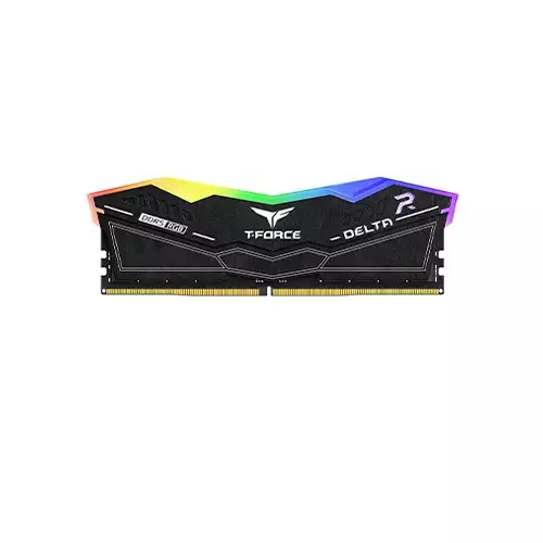 TEAM T-FORCE DELTA RGB 32GB DDR5 6000MHz Desktop RAM (Black)