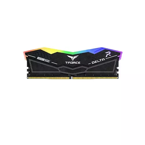 TEAM T-FORCE DELTA RGB 16GB DDR5 6000MHz Desktop RAM (Black)