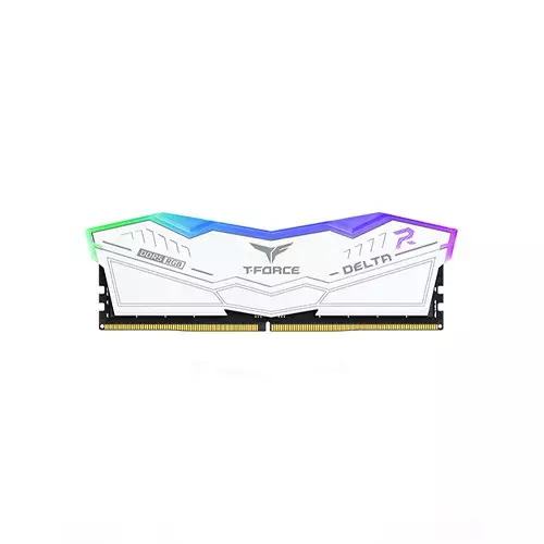 TEAM T-FORCE DELTA RGB 16GB DDR5 5600MHz Desktop RAM (White)