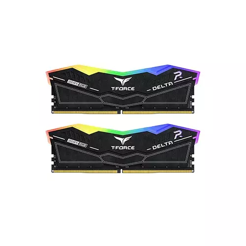 Team Delta RGB 64GB (2x32GB) DDR5 6000MHz CL38 Desktop RAM (Black)
